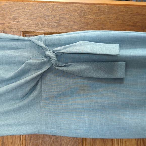 NWT Ann Taylor The Petite Tie Waist Sheath Dress in Cross Weave Size 4 Petite - Picture 5 of 12